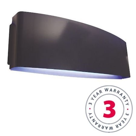 Pestwest Usa Llc PestWest Mantis Sirius Decorative Discreet Commercial Fly Light - Black 125-000375